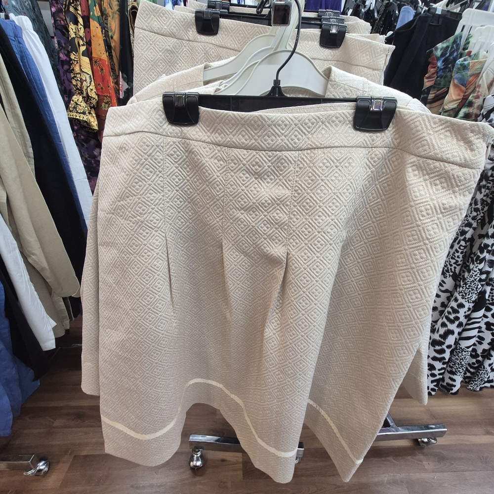 Jessica Cream Skirt Set